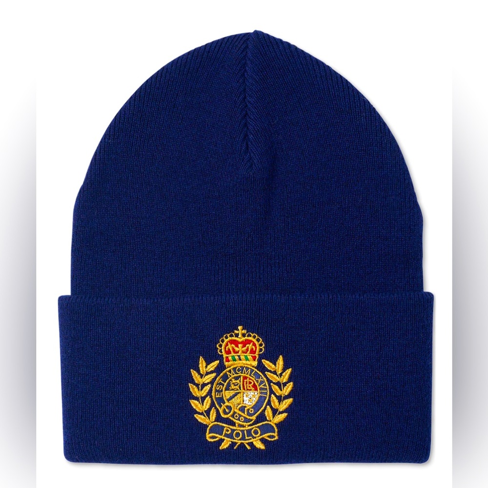 Men’s wool crest beanie